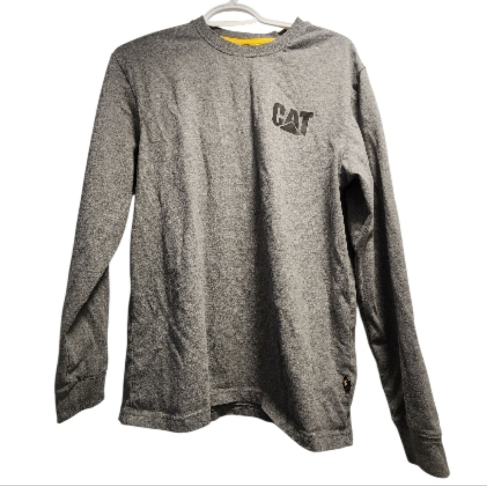 Caterpillar Gray Long Sleeve Tee